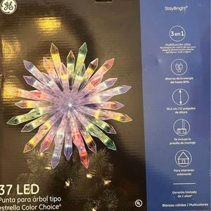 New GE Led Tree Topper